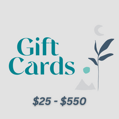 Gift Cards- $25-$500
